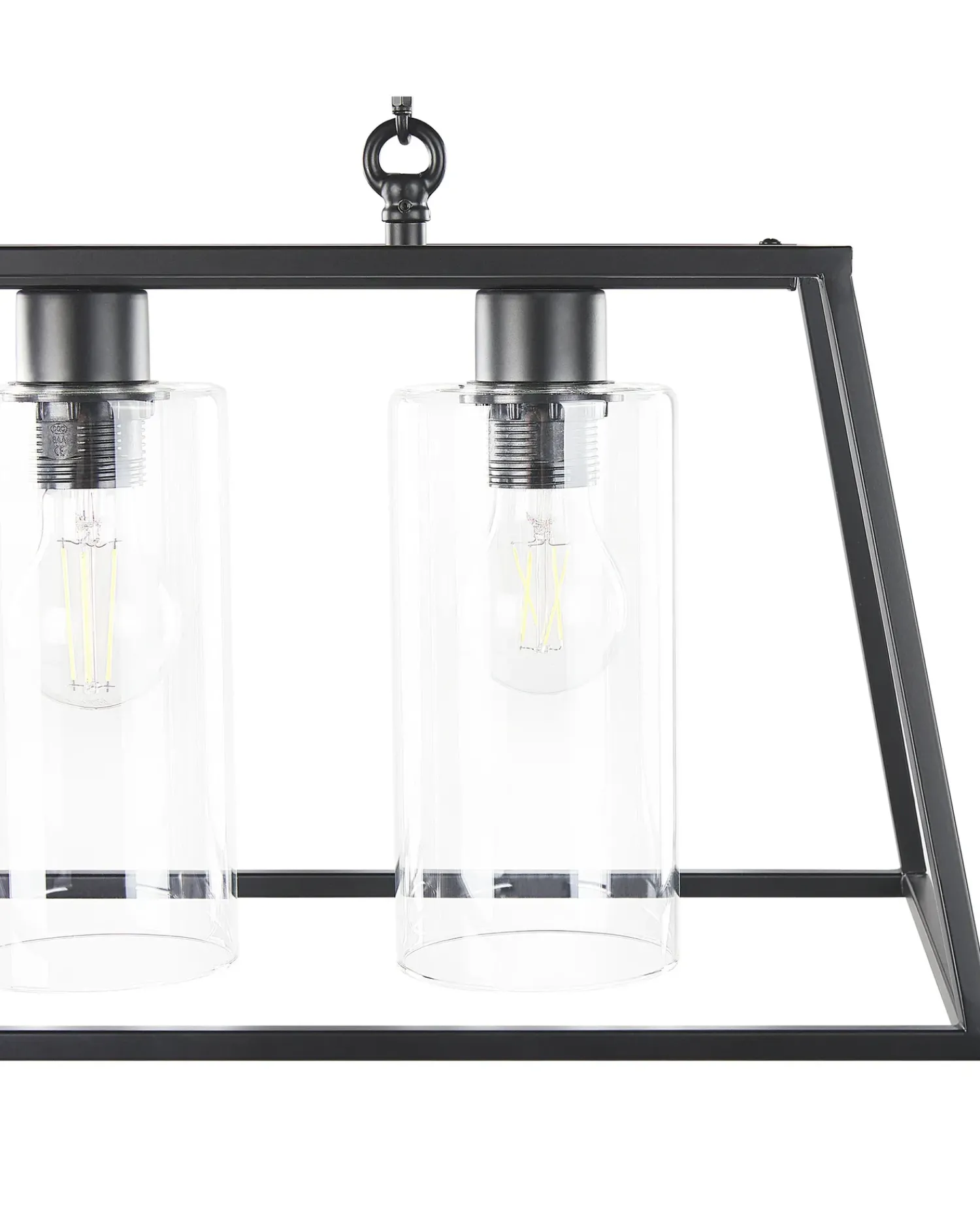 Online Beliani Lampadario MUGER Metallo Nero