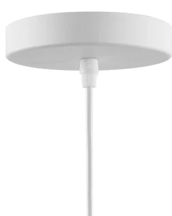 Hot Beliani Lampadario MURRAY Vetro Bianco Bianco Trasparente