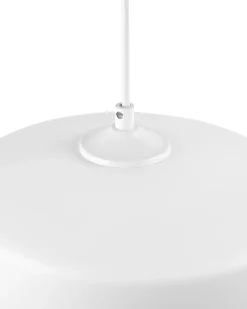 Hot Beliani Lampadario MURRAY Vetro Bianco Bianco Trasparente