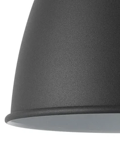 Outlet Beliani Lampadario NARMADA Metallo Grigio grafite Rame Grigio