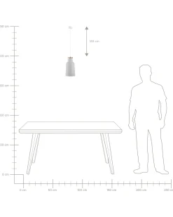 Sale Beliani Lampadario NEVA Metallo Bianco Bianco Marrone