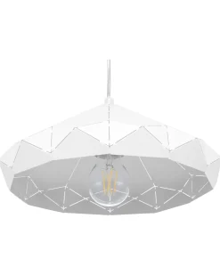 New Beliani Lampadario NEVOLA Metallo Bianco