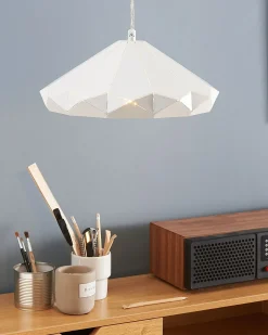 New Beliani Lampadario NEVOLA Metallo Bianco