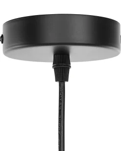 Sale Beliani Lampadario NIARI Marrone scuro Marrone Nero