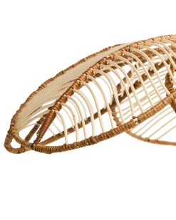 Outlet Beliani Lampadario NIGUA Rattan Naturale