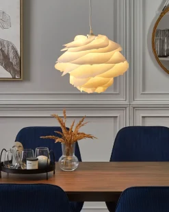 New Beliani Lampadario NILE Bianco