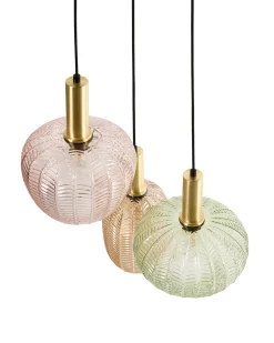 Best Beliani Lampadario NJORO Vetro Multicolore