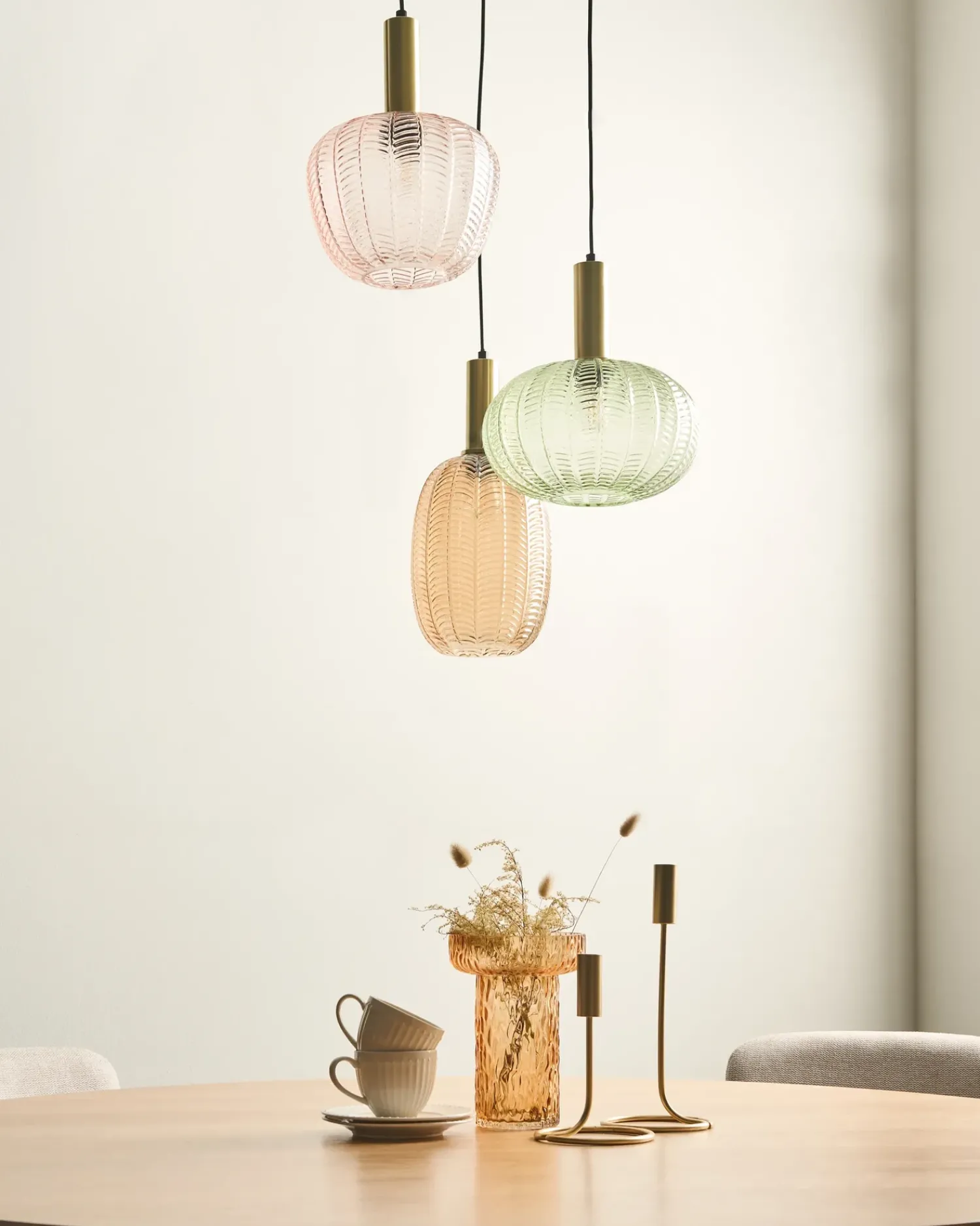Best Beliani Lampadario NJORO Vetro Multicolore