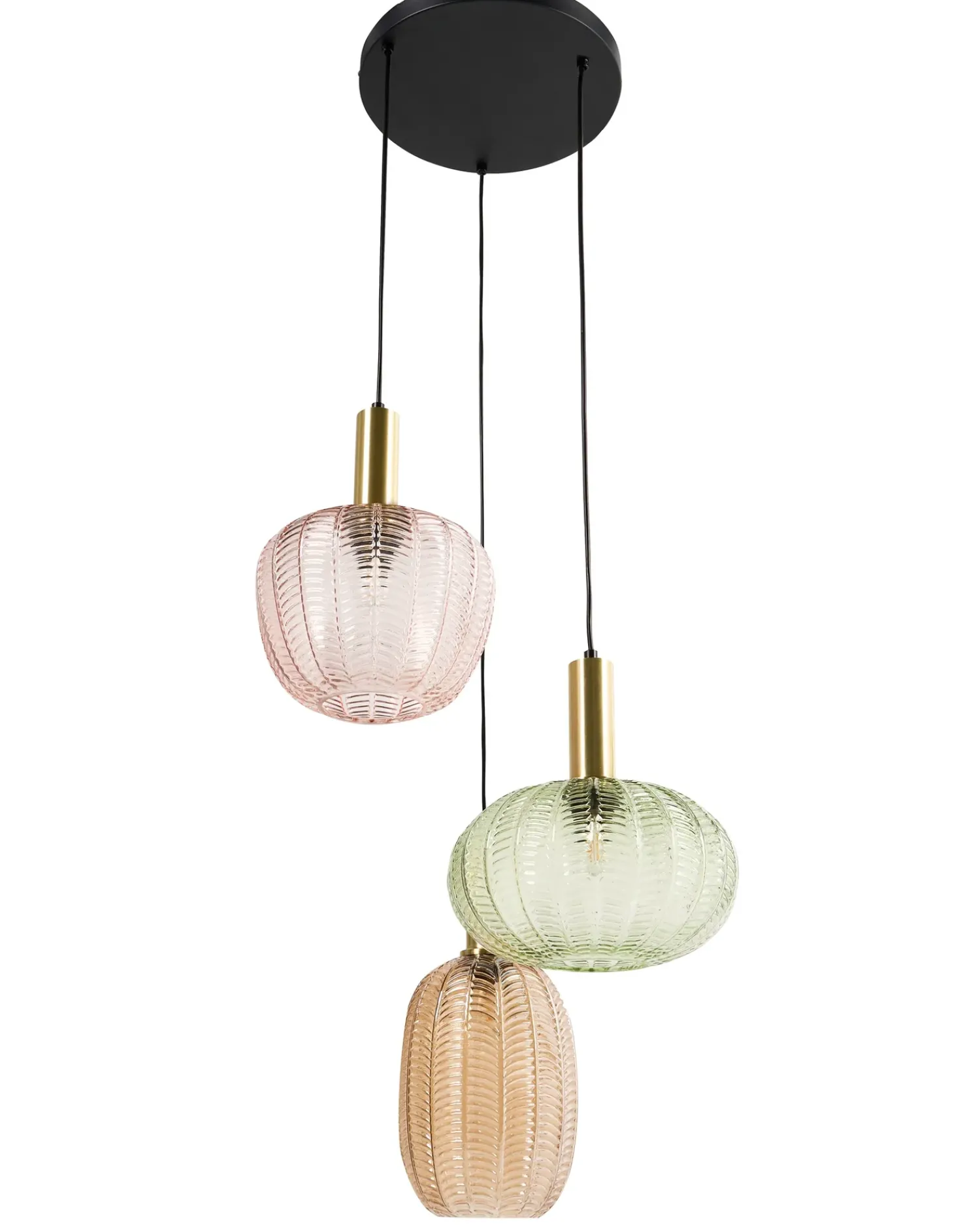 Best Beliani Lampadario NJORO Vetro Multicolore