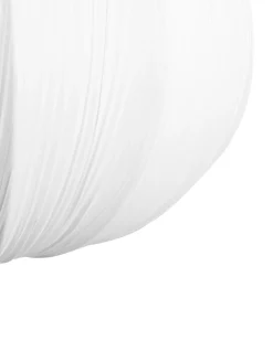 Hot Beliani Lampadario OKER Tessuto Bianco