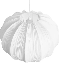 Hot Beliani Lampadario OKER Tessuto Bianco