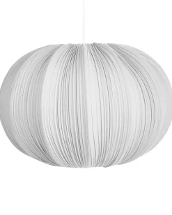 Online Beliani Lampadario OKER Tessuto Grigio