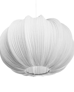 Online Beliani Lampadario OKER Tessuto Grigio