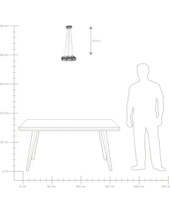 Online Beliani Lampadario OLZA Metallo Argento Bianco Argento