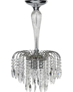Sale Beliani Lampadario ORARA Metallo Argento