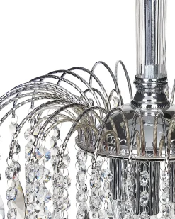 Sale Beliani Lampadario ORARA Metallo Argento