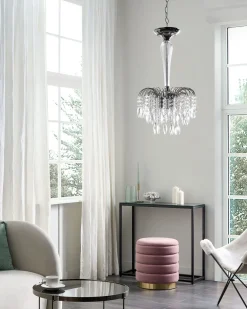 Sale Beliani Lampadario ORARA Metallo Argento