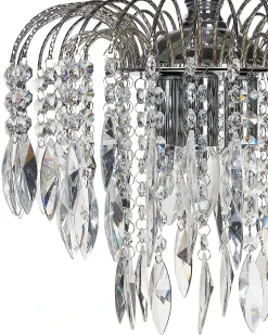 Sale Beliani Lampadario ORARA Metallo Argento
