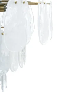Sale Beliani Lampadario OSMORE Vetro Ottone Ottone Trasparente