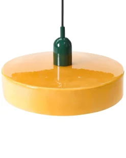 Sale Beliani Lampadario PAALA Vetro Arancione