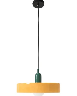 Sale Beliani Lampadario PAALA Vetro Arancione