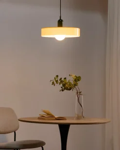 Sale Beliani Lampadario PAALA Vetro Arancione