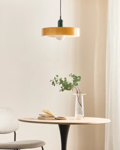 Sale Beliani Lampadario PAALA Vetro Arancione