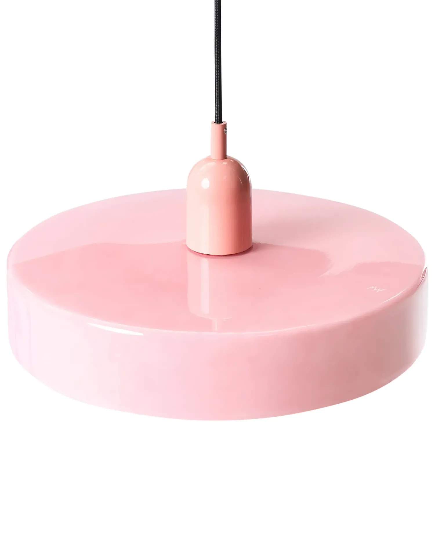 Hot Beliani Lampadario PAALA Vetro Rosa
