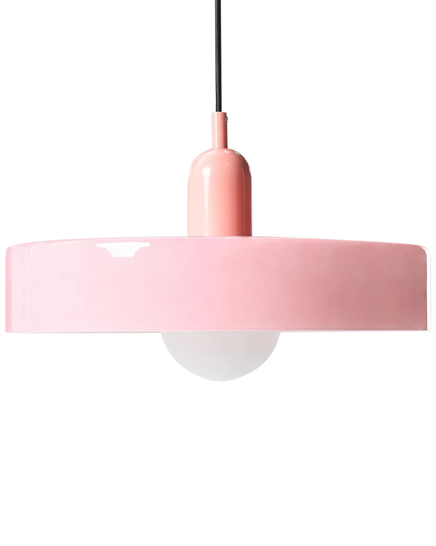 Hot Beliani Lampadario PAALA Vetro Rosa