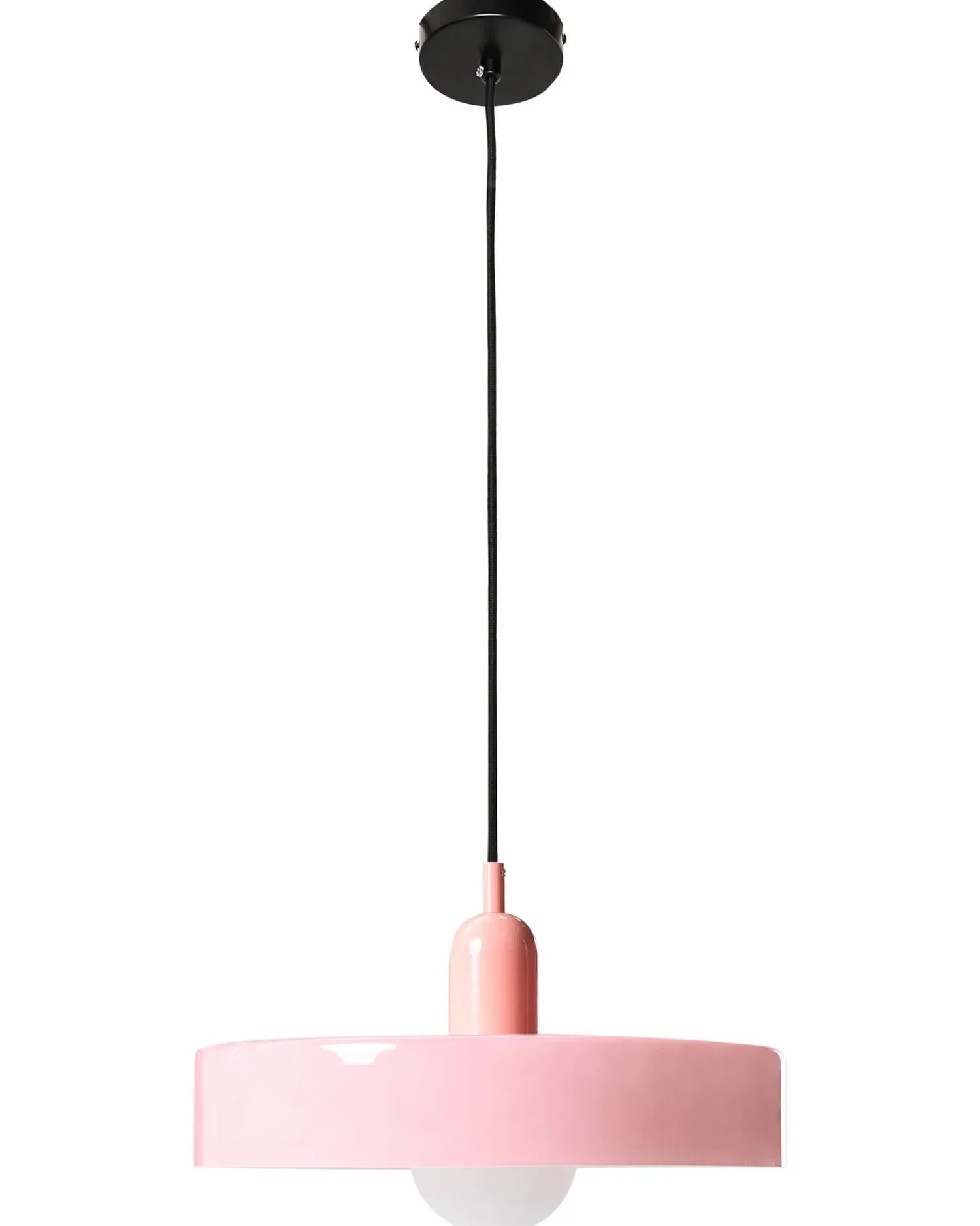 Hot Beliani Lampadario PAALA Vetro Rosa