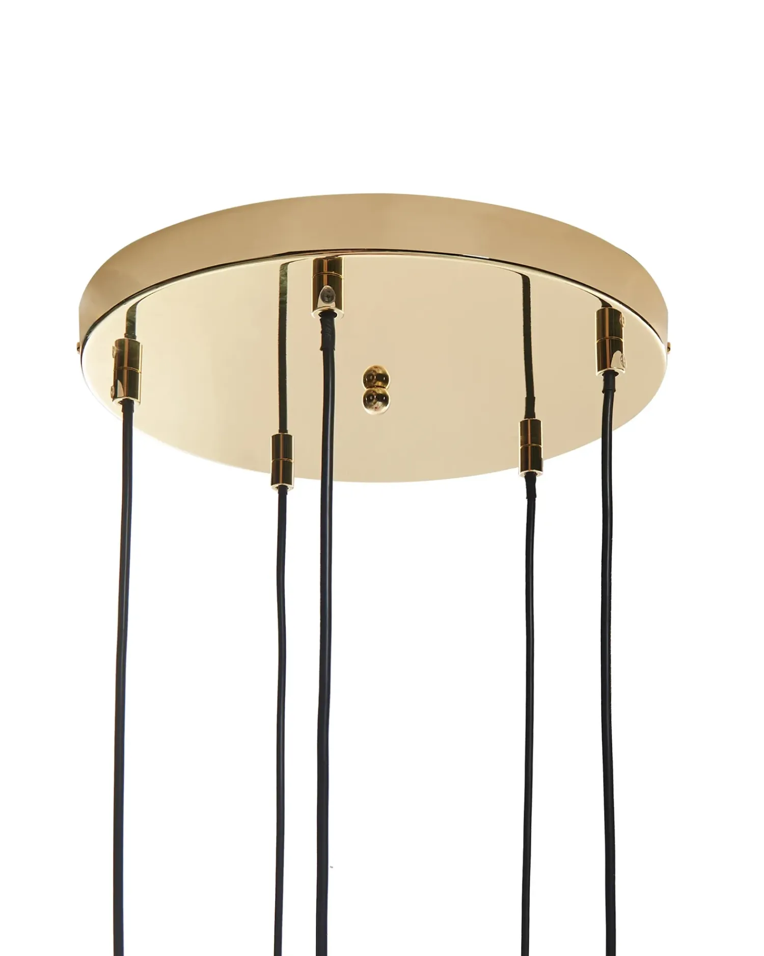 Hot Beliani Lampadario PABELLON Vetro Blu Blu Grigio