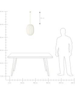 Clearance Beliani Lampadario PADAMO Bianco