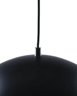 New Beliani Lampadario PADMA Metallo Nero Rame Nero