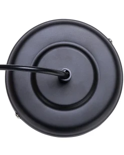 New Beliani Lampadario PADMA Metallo Nero Rame Nero