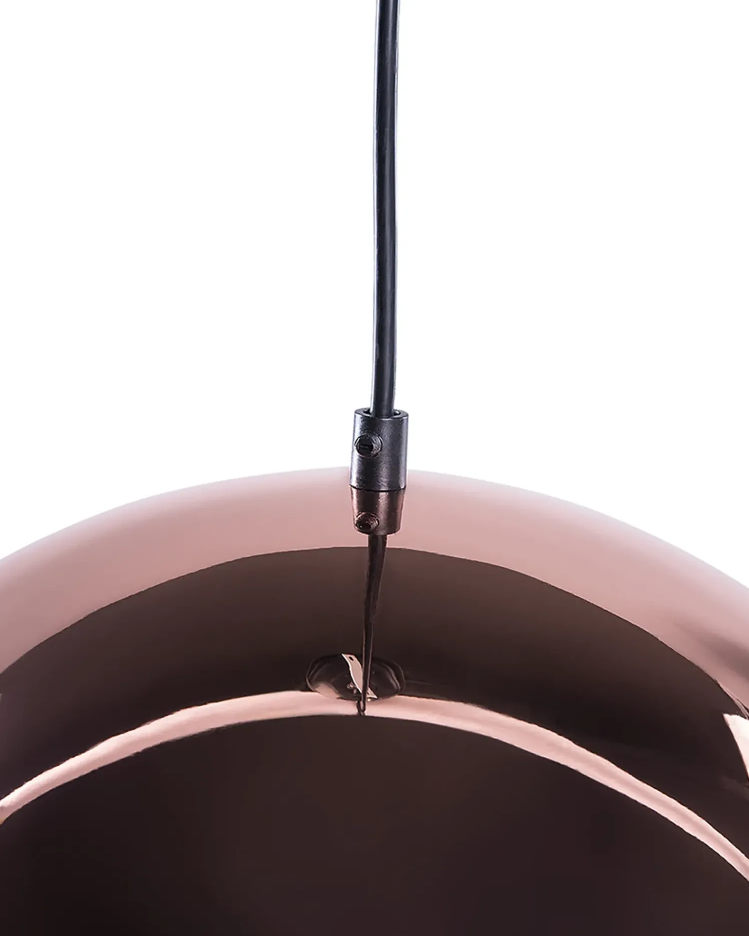 Outlet Beliani Lampadario PADMA Metallo Rame
