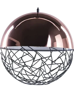 Outlet Beliani Lampadario PADMA Metallo Rame