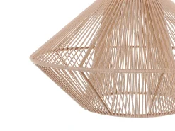 Clearance Beliani Lampadario PALMETTO Cotone Beige