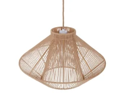 Clearance Beliani Lampadario PALMETTO Cotone Beige