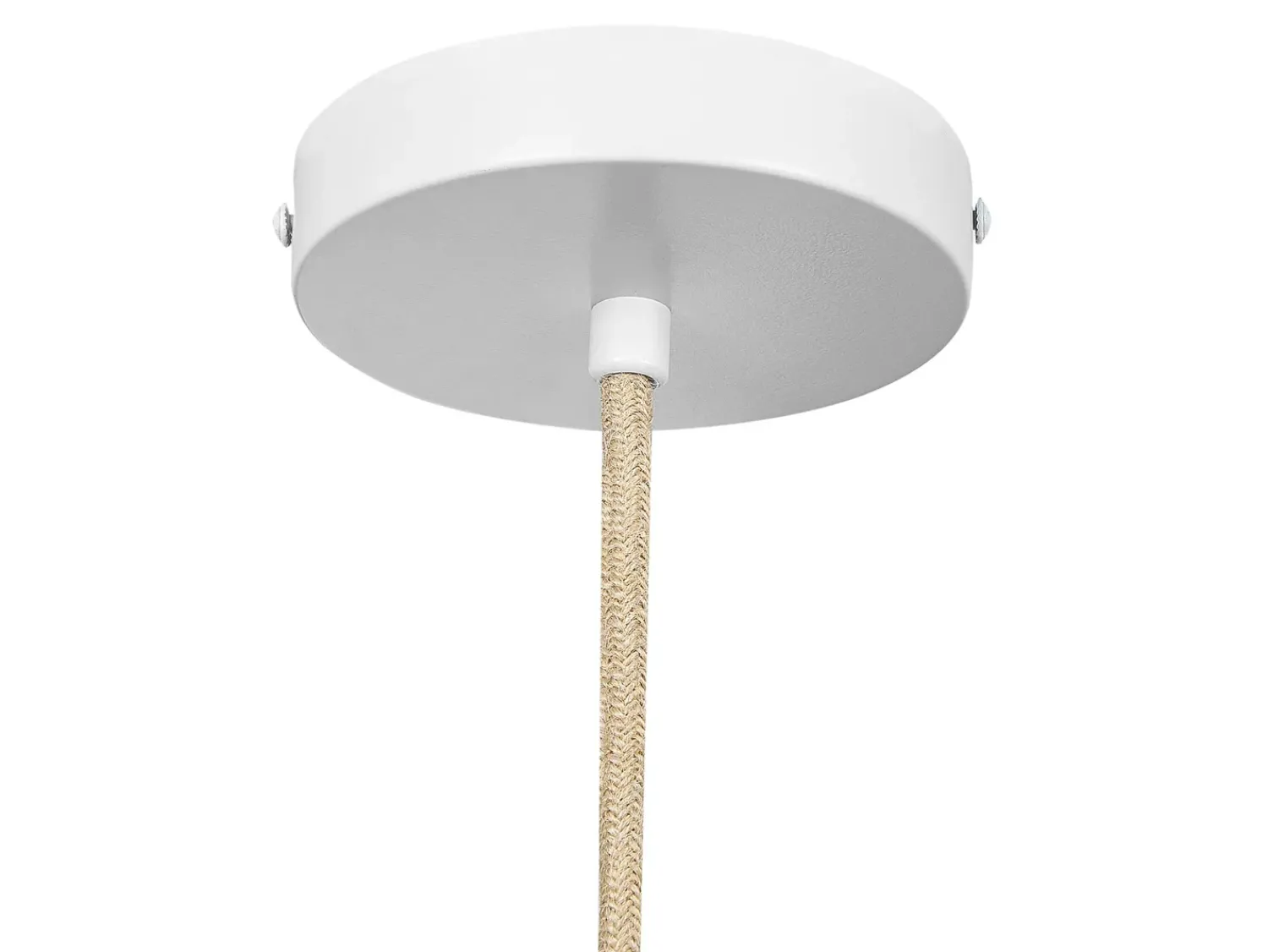 Clearance Beliani Lampadario PALMETTO Cotone Beige