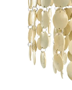 Sale Beliani Lampadario PARANGI Guscio di cocco chiaro Beige