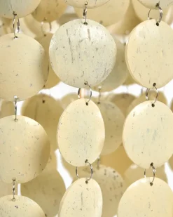 Sale Beliani Lampadario PARANGI Guscio di cocco chiaro Beige