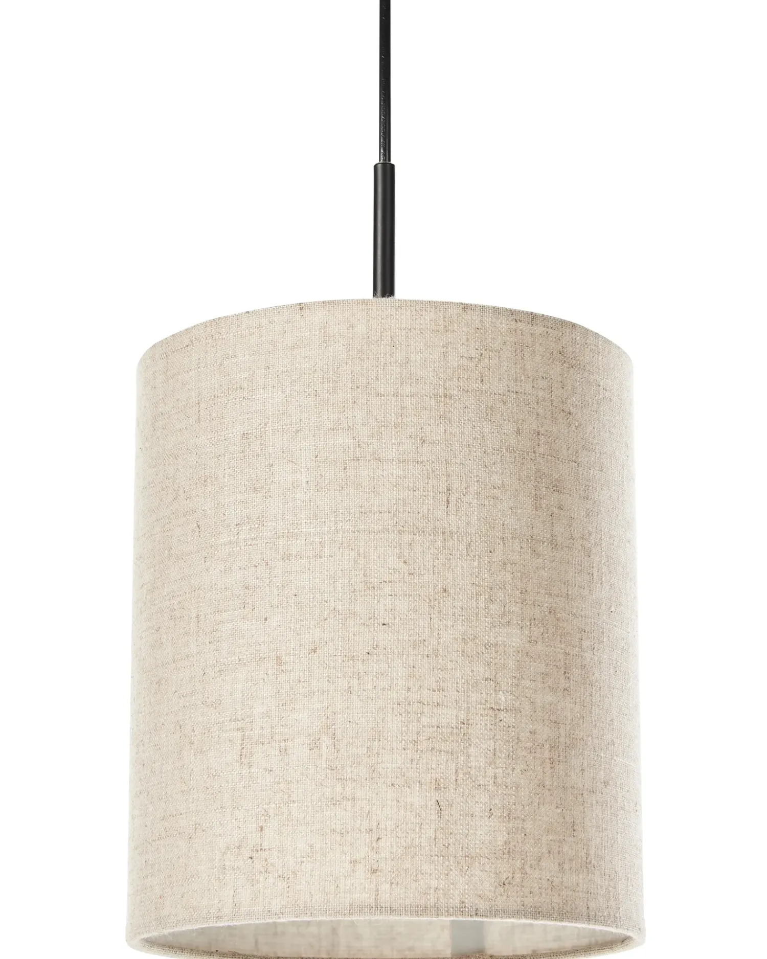 Discount Beliani Lampadario PARGUAZA Lino chiaro Beige