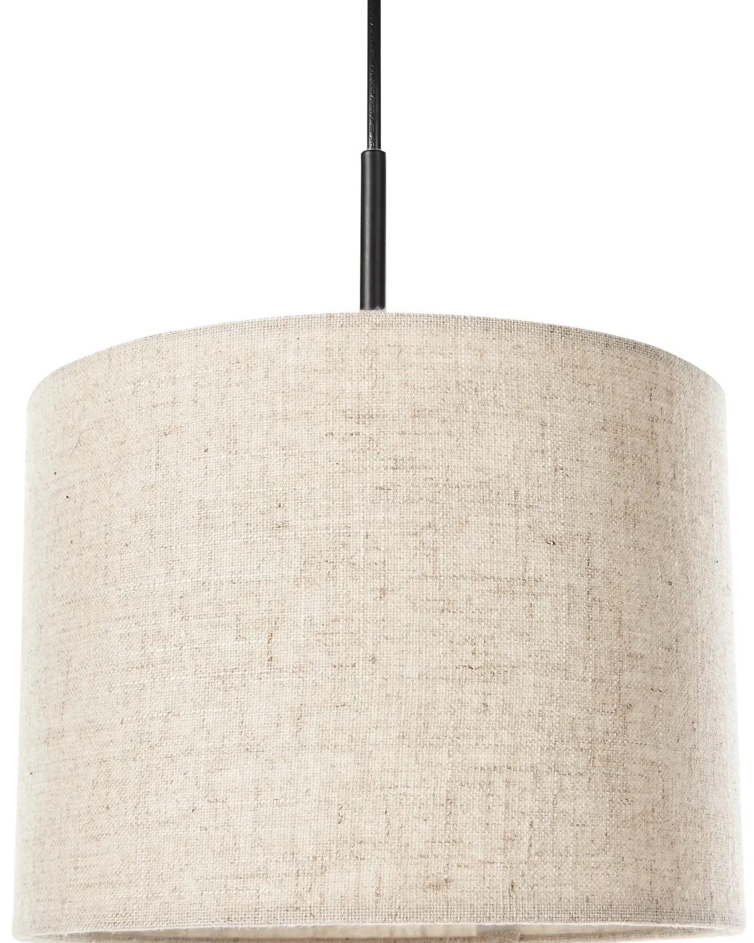 Discount Beliani Lampadario PARGUAZA Lino chiaro Beige