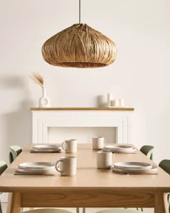 Discount Beliani Lampadario PASOS Giacinto d'acqua Naturale Naturale Nero