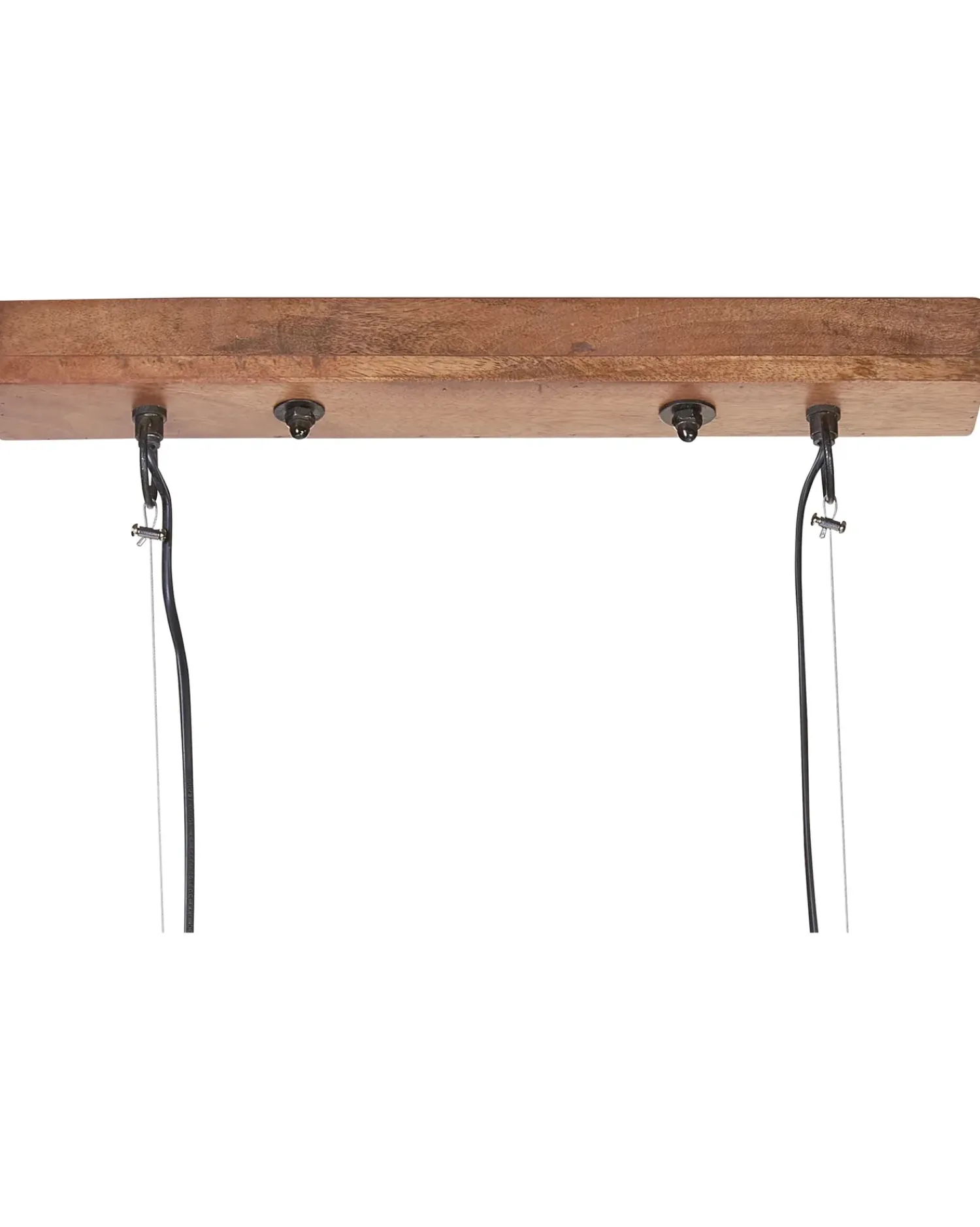 Beliani Lampadario PENNA Legno di mango Marrone
