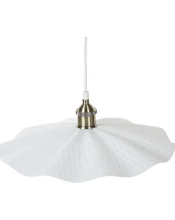 Discount Beliani Lampadario PHILS Metallo Bianco Bianco Ottone