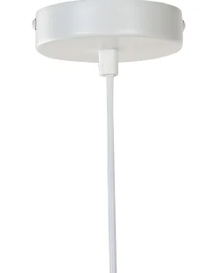 Discount Beliani Lampadario PHILS Metallo Bianco Bianco Ottone