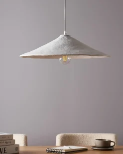 Sale Beliani Lampadario PORONGOS Cartapesta Bianco