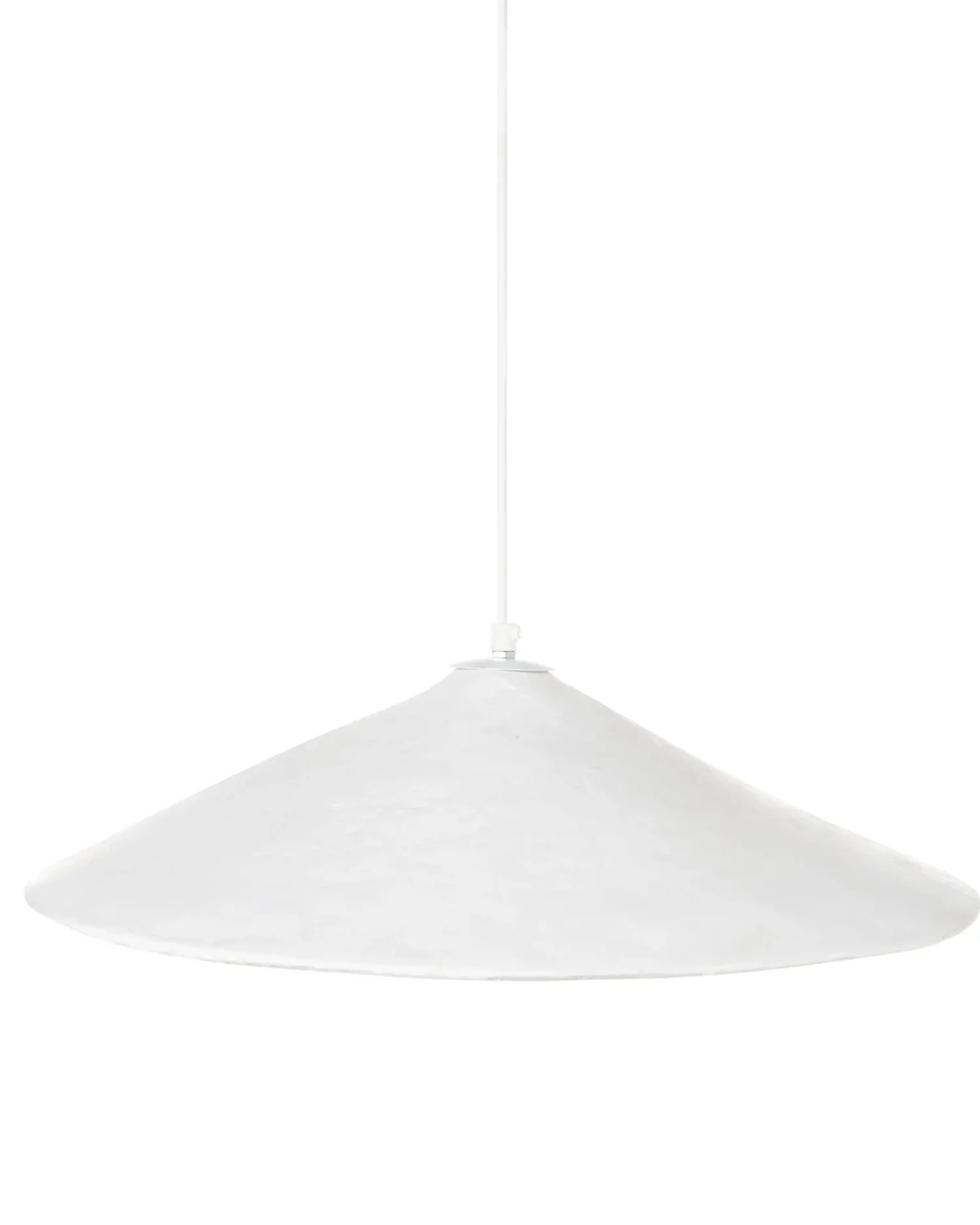 Sale Beliani Lampadario PORONGOS Cartapesta Bianco