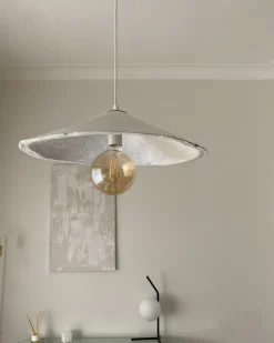 Sale Beliani Lampadario PORONGOS Cartapesta Bianco